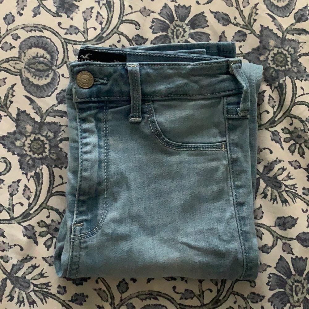 Hollister high rise blue jean legging